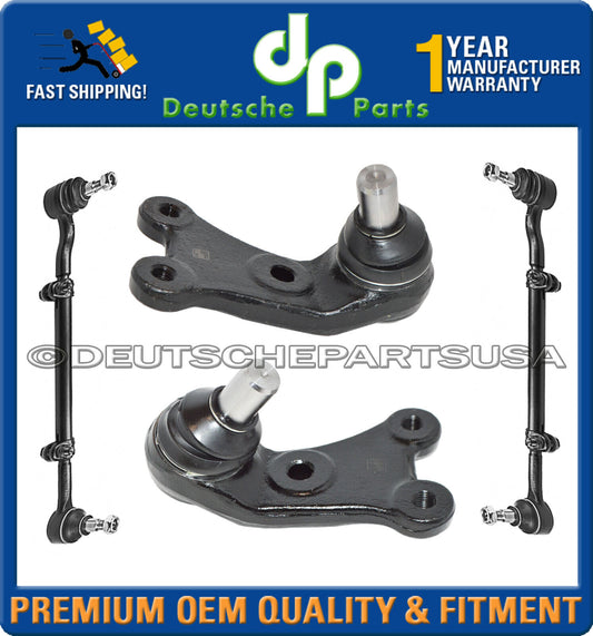 Mercedes 300E 300TE 4MATIC STEERING TIE RODS + CONTROL ARMS BALL JOINTS SET 4