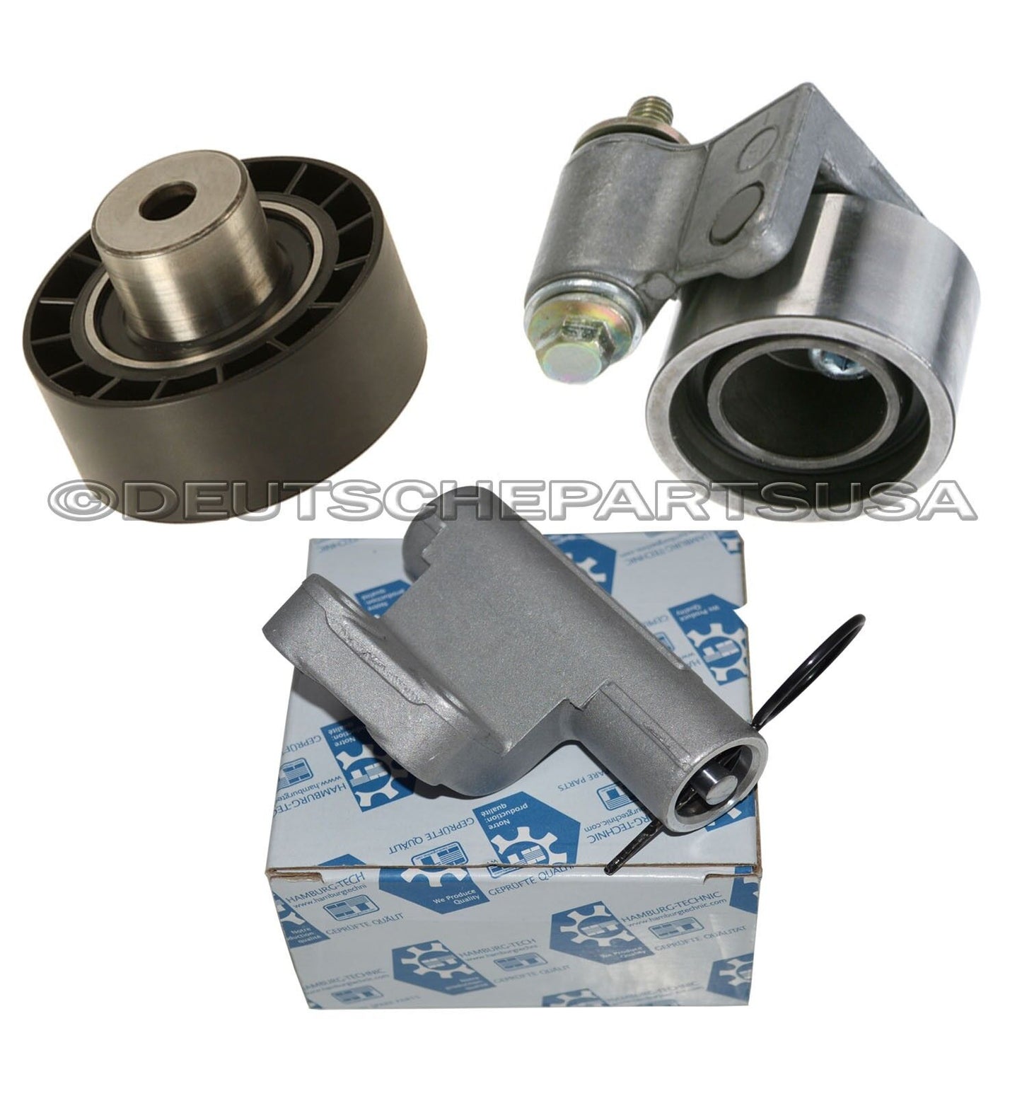 HYDRAULIC TIMING BELT TENSIONER + PULLEY KIT for LAND ROVER FREELANDER V6 SET 3