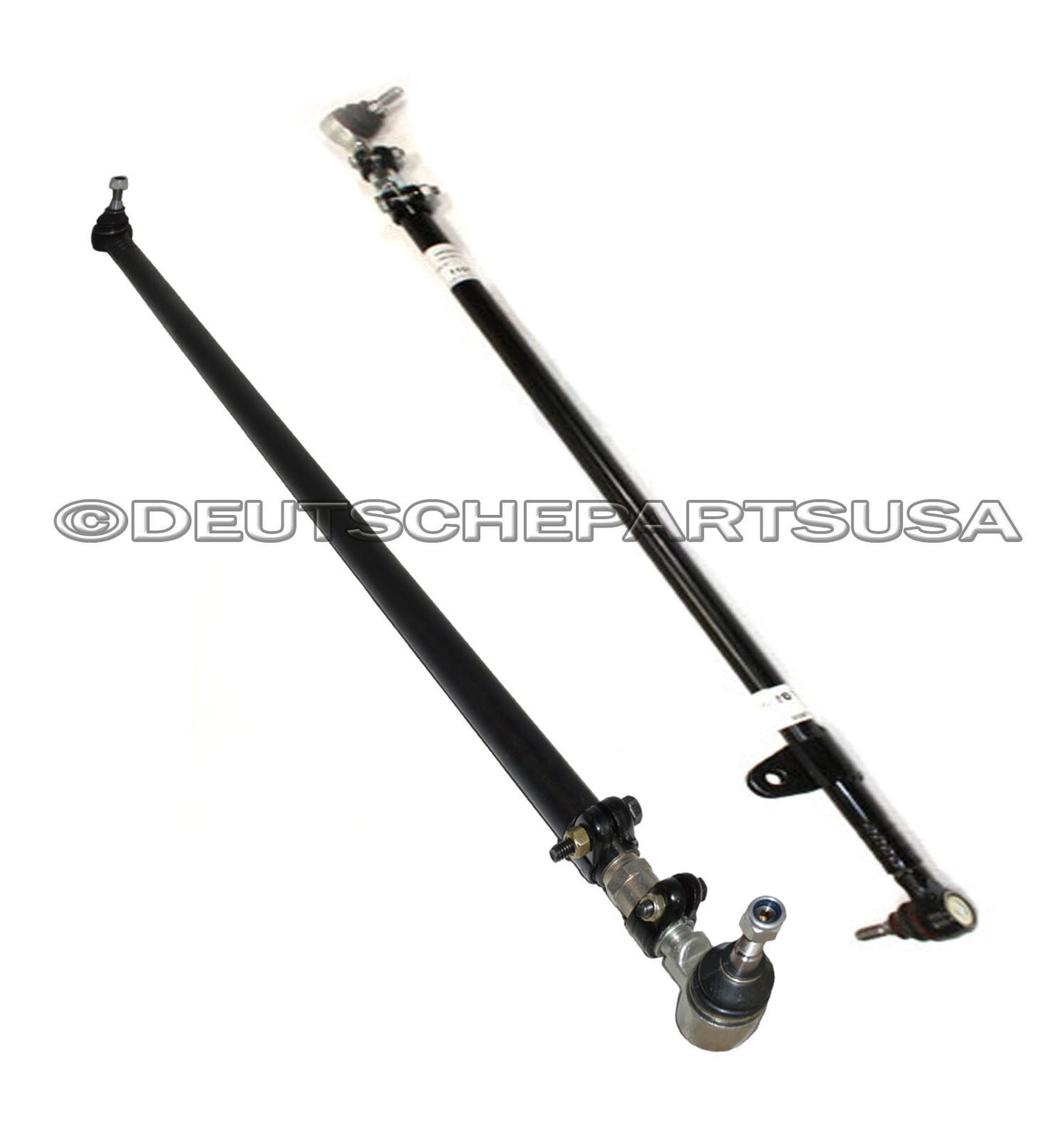 LAND ROVER DISCOVERY 2 99-04 STEERING DRAG LINK + TRACK TIE ROD END BAR SET X 2