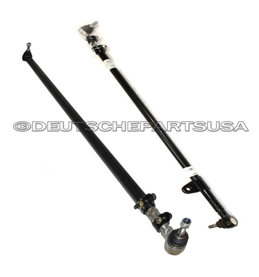 LAND ROVER DISCOVERY 2 99-04 STEERING DRAG LINK + TRACK TIE ROD END BAR SET X 2