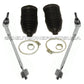 Tie Rod Rods Inner + Outer ASSEMBLY + RACK BOOT KIT for PORSCHE CAYENNE SET 4