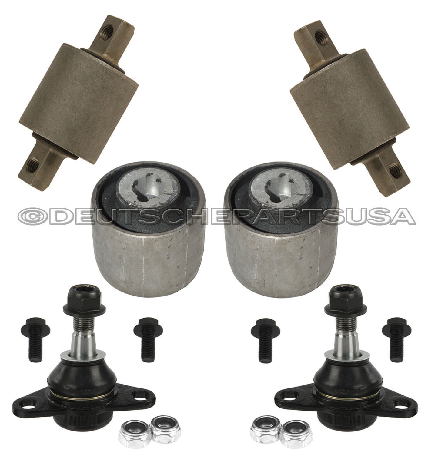 VOLVO XC90 Front Control Arm Ball Joints Bushings Lower Rearward Bushings Set 6
