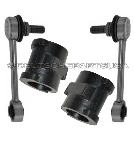 Jaguar XK8 XKR MJA 2102CE Front Stabilizer Sway Anti Roll Bar Link Bushing KIT 4