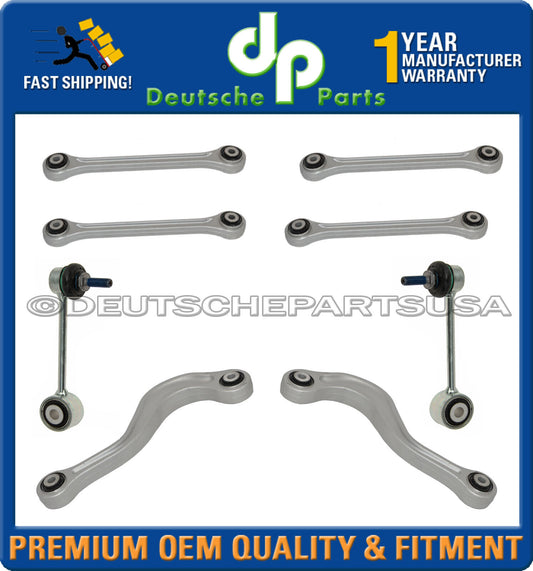 Porsche Panamera REAR Control Arm Arms Ball Joint Sway Bar Link Suspension Kit 8