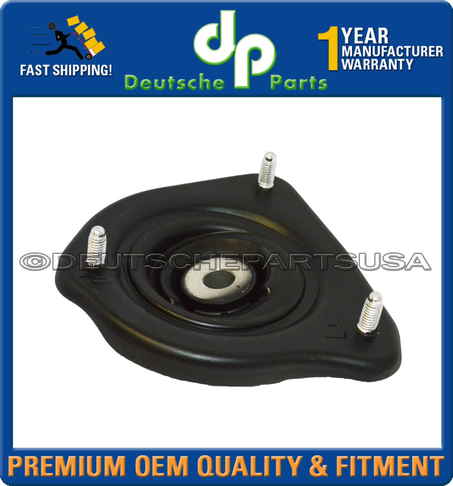 PORSCHE 997 911 C4 4S TURBO FRONT Upper Suspension Strut Shock Mount Mounts SET