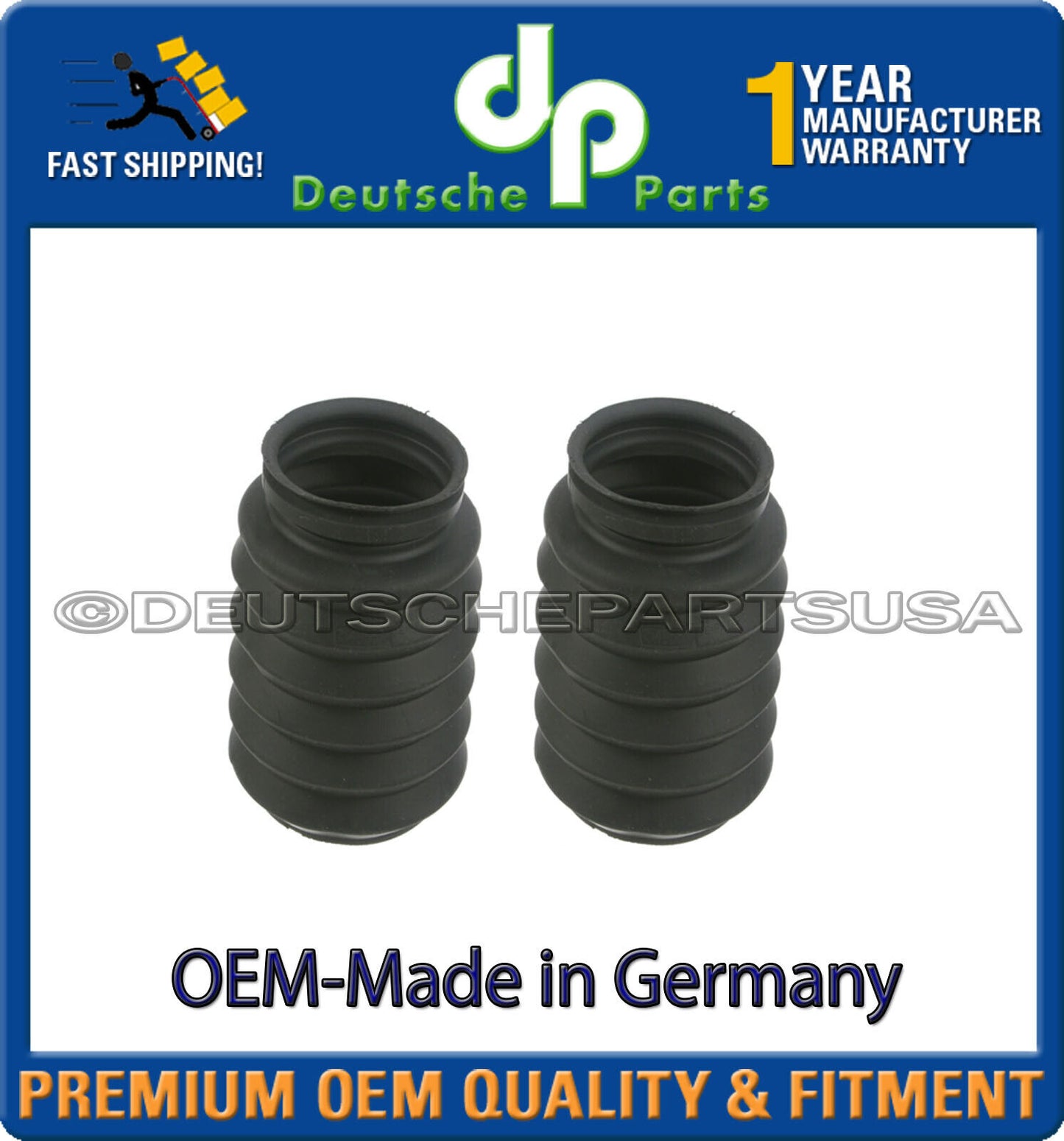 BMW 335xi 335i xDrive Front Suspension Strut Bumper Bump Stop Dust Boot Set 4