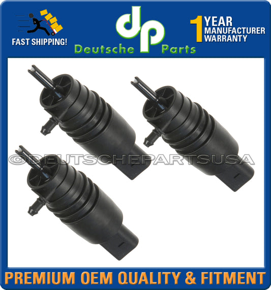 Windshield Washer Pump DMC000010 for Land Rover Range Rover 03-05 SET 3