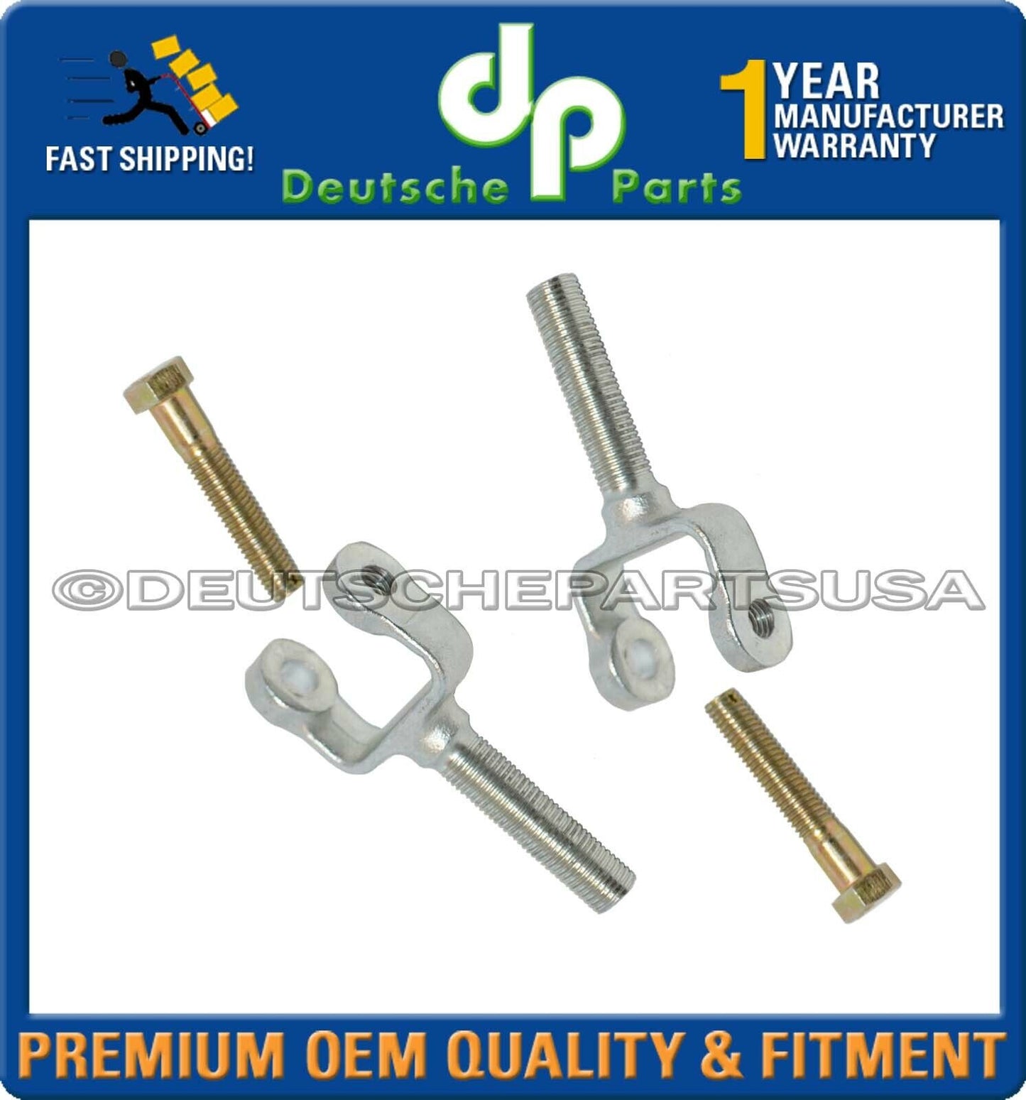Porsche 911 912 914 Steering Tie Rod Ends Forks Bolts Front LH + RH Set of 6