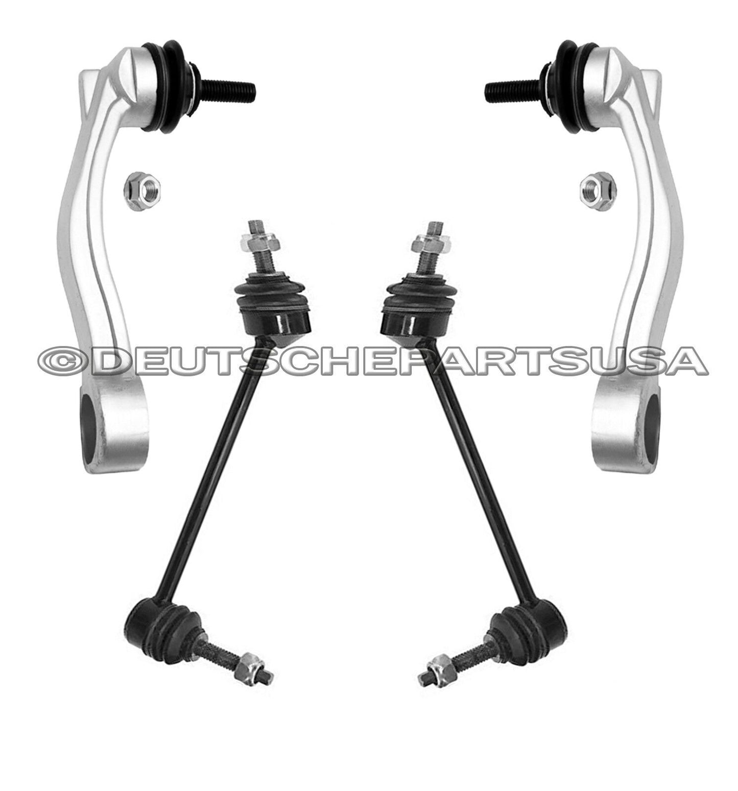 JAGUAR FRONT + REAR SWAY STABILIZER BAR LINKS C2C18572 C2C18573 C2D24220 SET 4