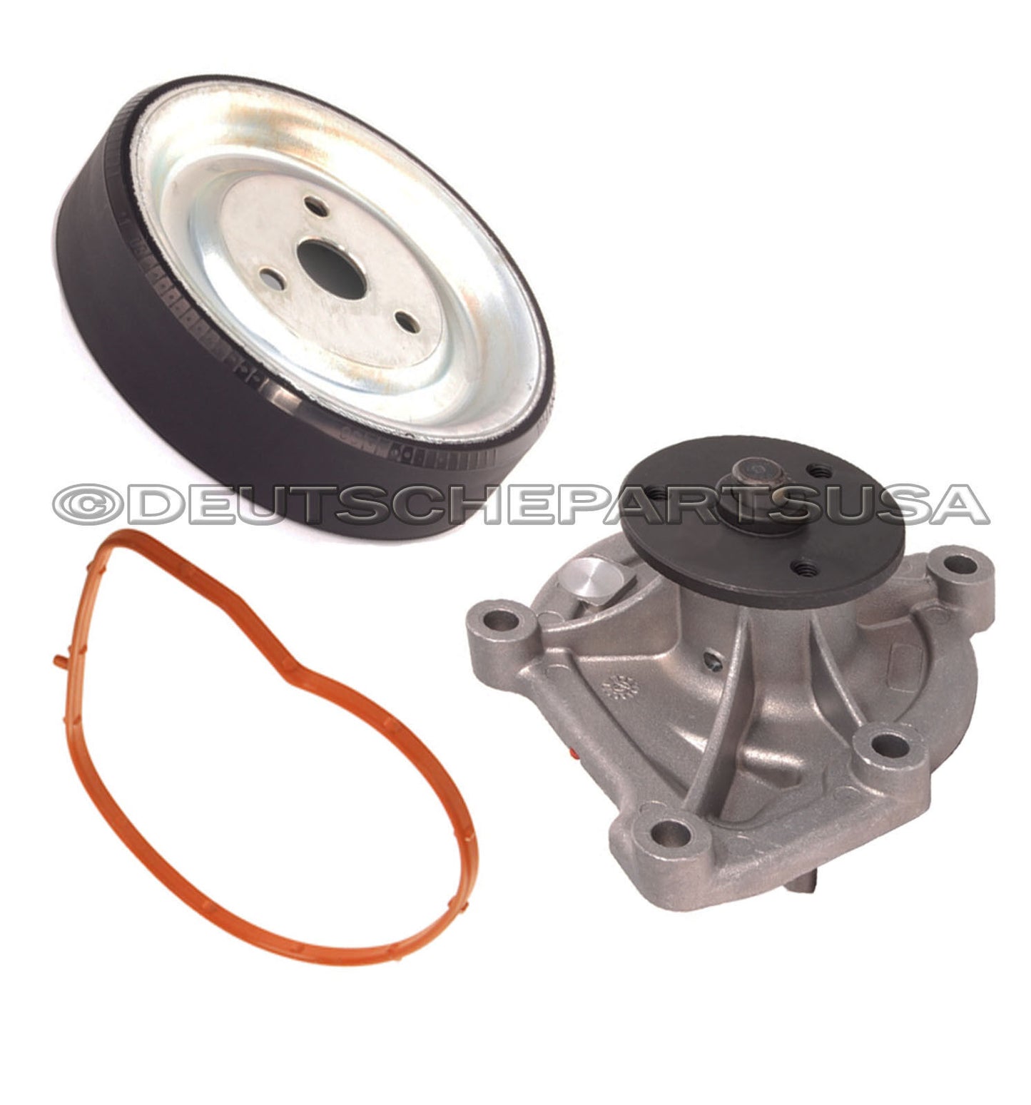 Engine Water Pump + GASKET + PULLEY 11517648827 for MINI COOPER SET OF 3