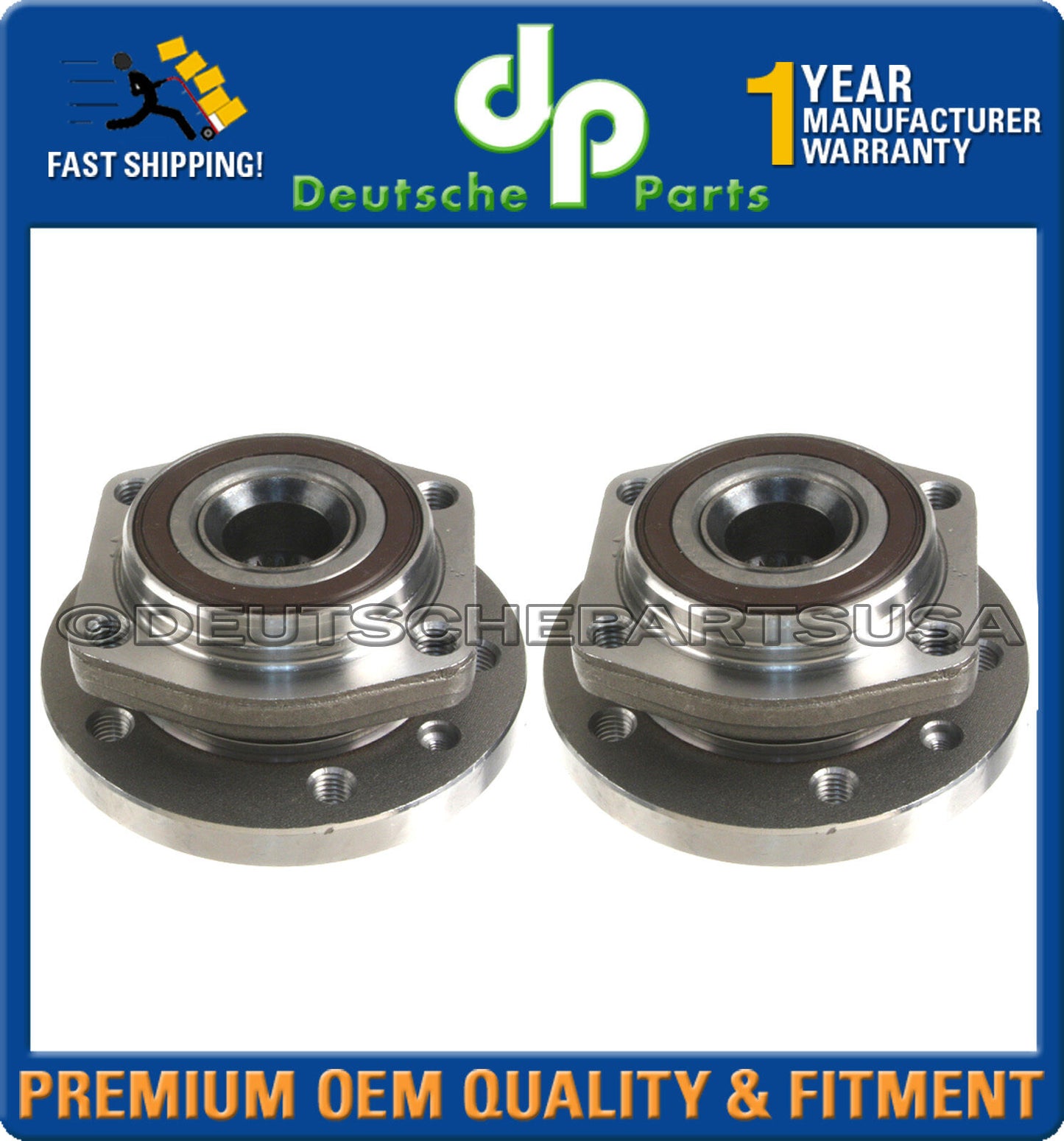 VOLVO 850 C70 S70 V70 FRONT Left + Right Wheel HUB HUBS Bearing SET 274378 x 2