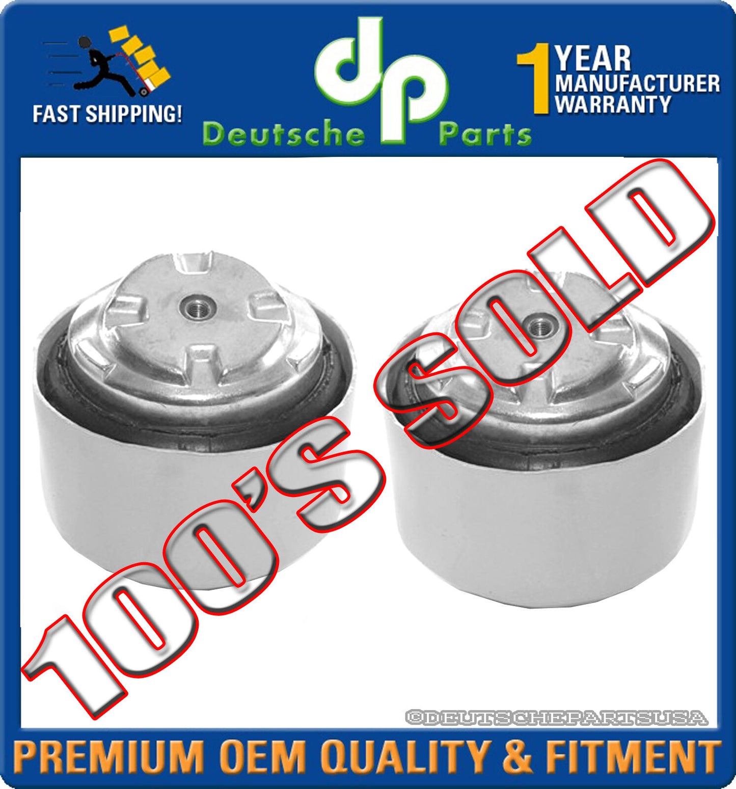 Mercedes W203 C230 HYDRAULIC OIL Engine MOTOR MOUNT MOUNTS L+R 2032402017 SET 2