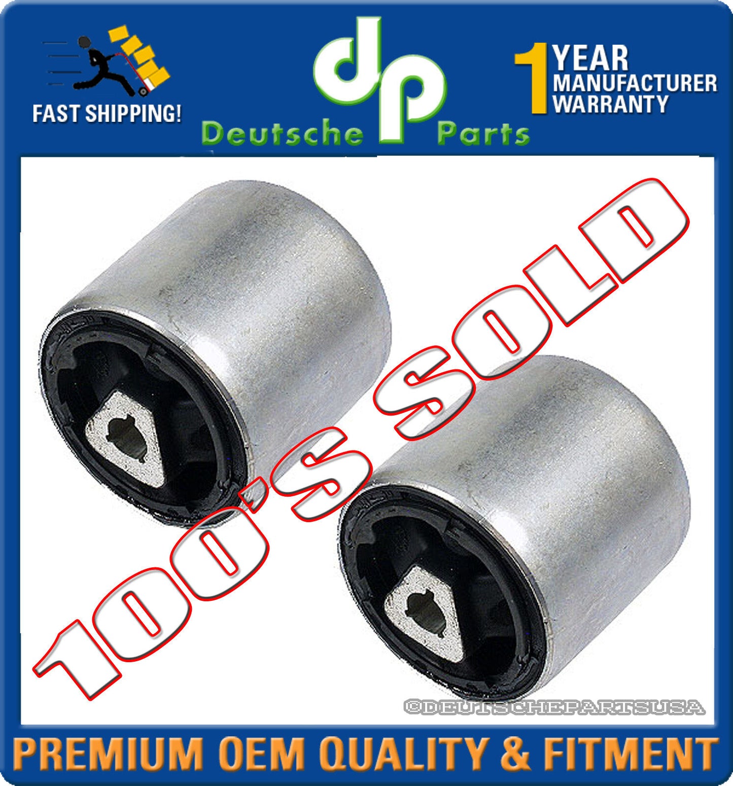 Front Upper Control Thrust Arm Arms Bushings BUSHING for BMW E60 31120305612 x 2