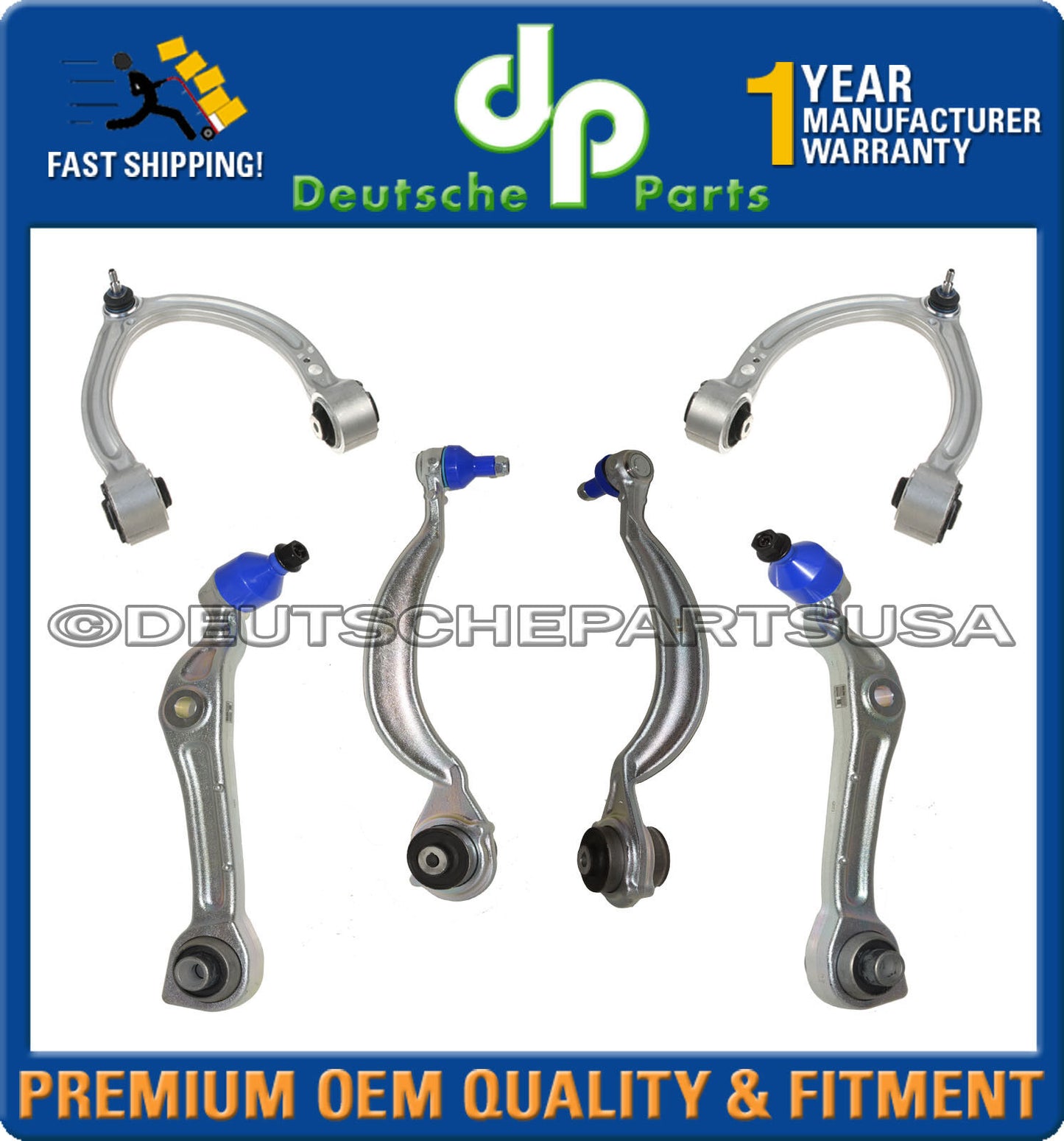 Mercedes W221 W216 4MATIC UPPER LOWER Control Arm Arms BALL JOINT SUSPENSION KIT