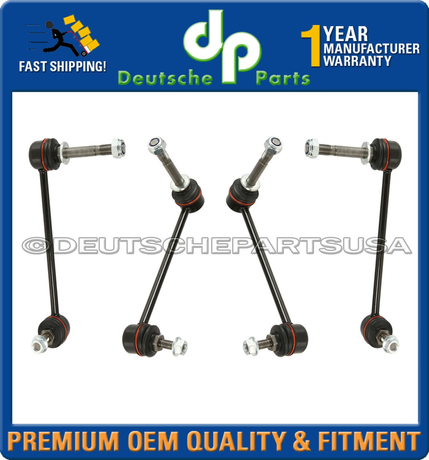 Porsche 986 BOXSTER FRONT + REAR Stabilizer Sway Bar Drop Links LEFT + RIGHT 4