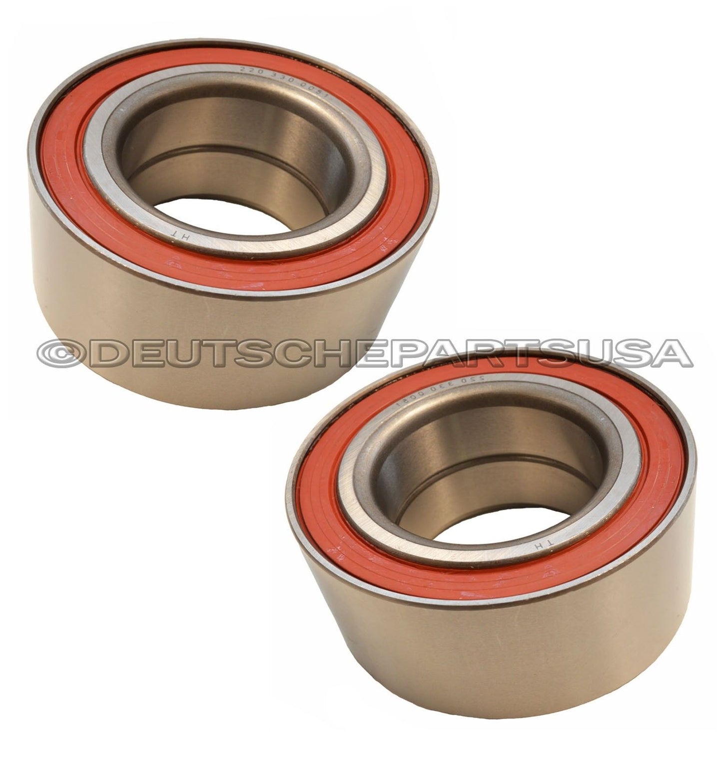 MERCEDES W220 W211 4MATIC FRONT LEFT + RIGHT WHEEL BEARING 2203300051 SET 2