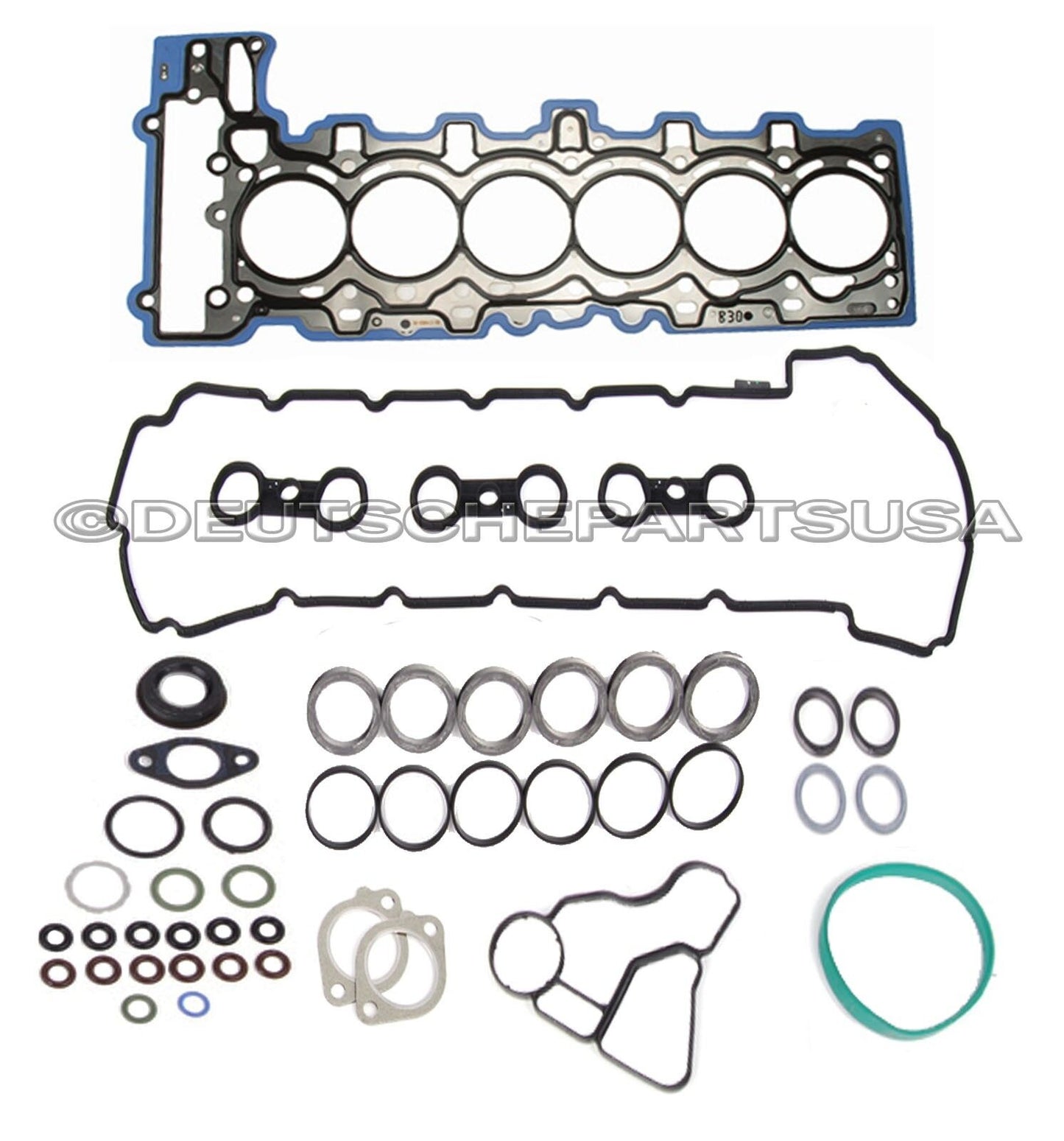 ENGINE CYLINDER HEAD GASKET + head SET for BMW 11127571963 + 11127555757