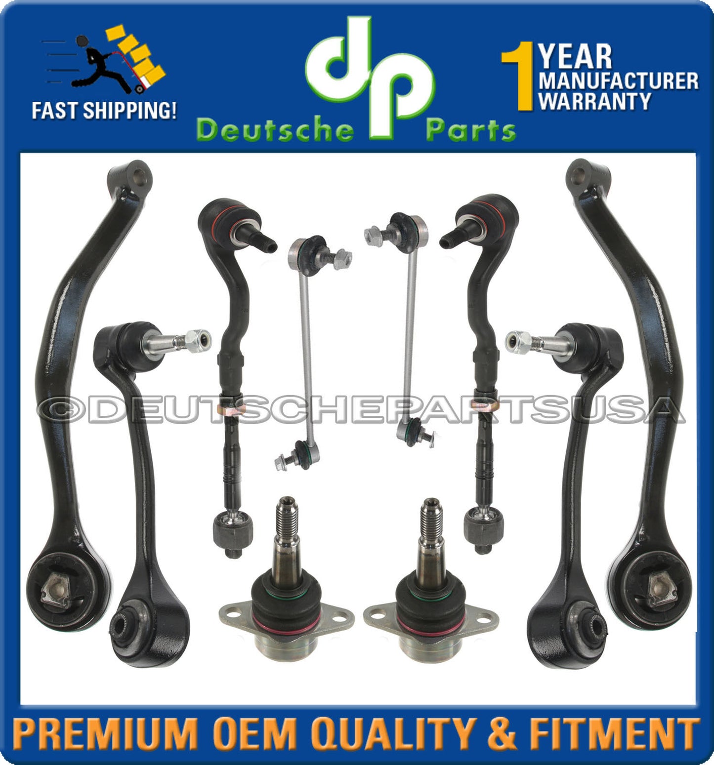 CONTROL THRUST TENSION ARMS BALL JOINT TIE ROD END SUSPENSION for BMW X3 E83 18