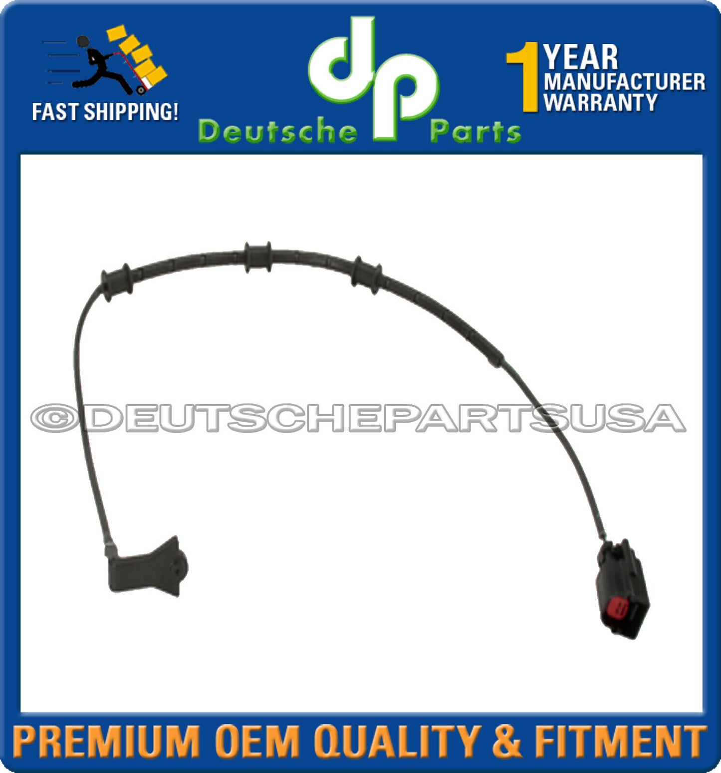 Front + Rear Disc Brake Pad Wear Sensor For Jaguar XF 2.0 C2Z 16061 C2D 2976 Set