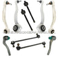 Mercedes W204 FRONT CONTROL ARM ARMS BALL JOINTS TIE RODS SUSPENSION KIT 10 Pc