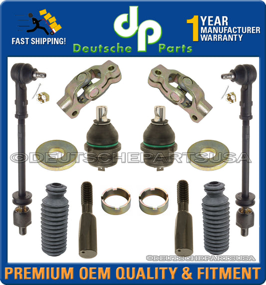 Porsche 911 930 TURBO TIE ROD KIT STEERING  Rods Ball U-Joint Column COUPLING KT