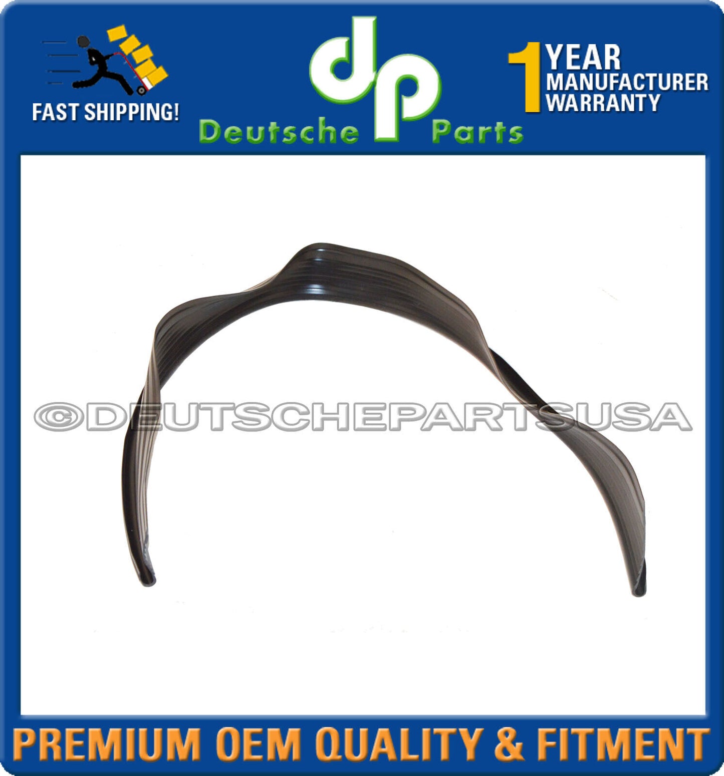 Porsche 911 Door Seal Rubber Strip Pad LH + RH 91155161900 91155162000 Set 2
