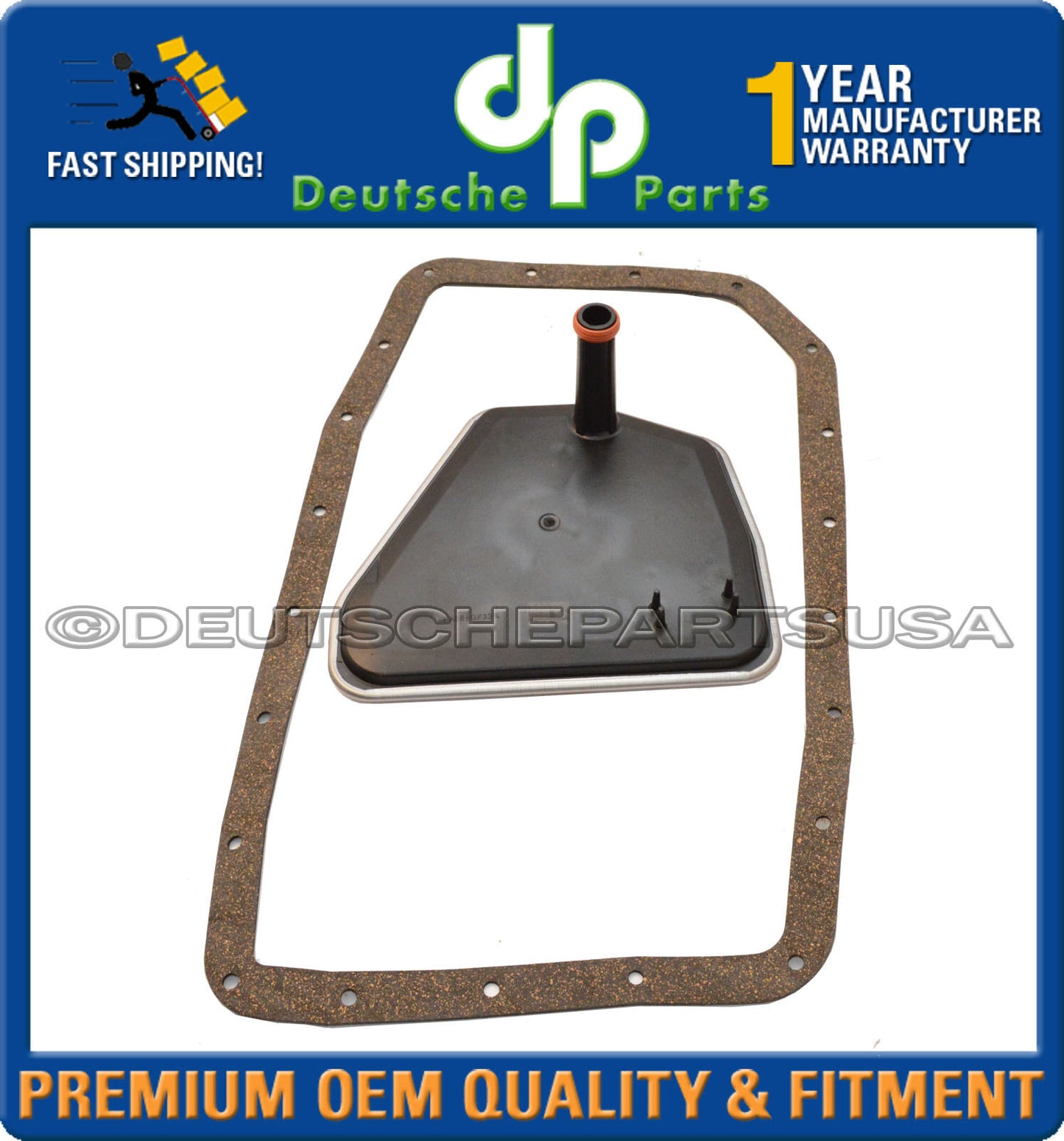 BMW E53 X5 X6 Auto Transmission Filter Kit w/ Pan Seal 4.4L & 4.8L 24117543550