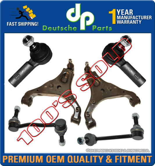 FRONT CONTROL ARM BALL JOINT Tie Rod Sway MERCEDES 906 SPRINTER SUSPENSION Kit 6