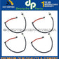 Porsche 911 GT3 04-05 Front & Rear Brake Pad Sensor Left+Right 99761267700 Set 4