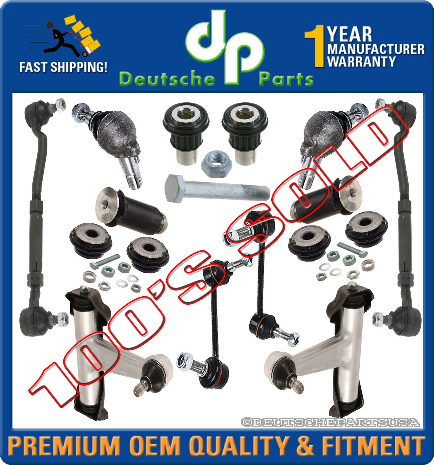 MERCEDES W140 S320 S420 S500 Control Arms Ball Joint Tie Rod SUSPENSION KIT