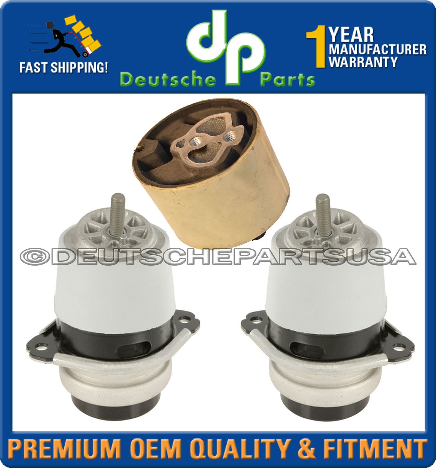 PORSCHE CAYENNE 3.2 3.6 V6 Engine Motor Transmission Mount Mounts LH + RH SET 3