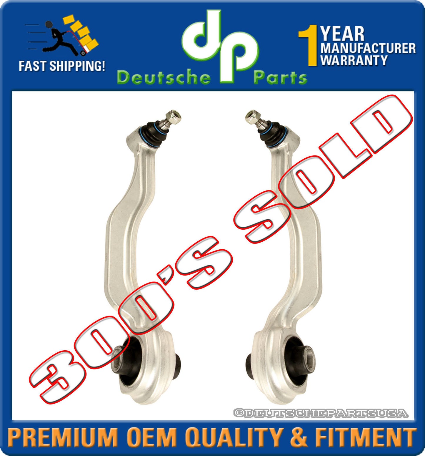Mercedes W211 E Lower Control Thrust Arm Ball Joints 2113304311 + 2113304411 SET