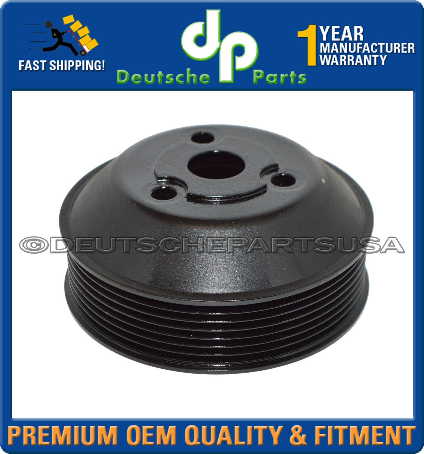 Porsche Cayenne Panamera Engine Water Pump Pulley-Heavy Duty Aluminum Upgrade