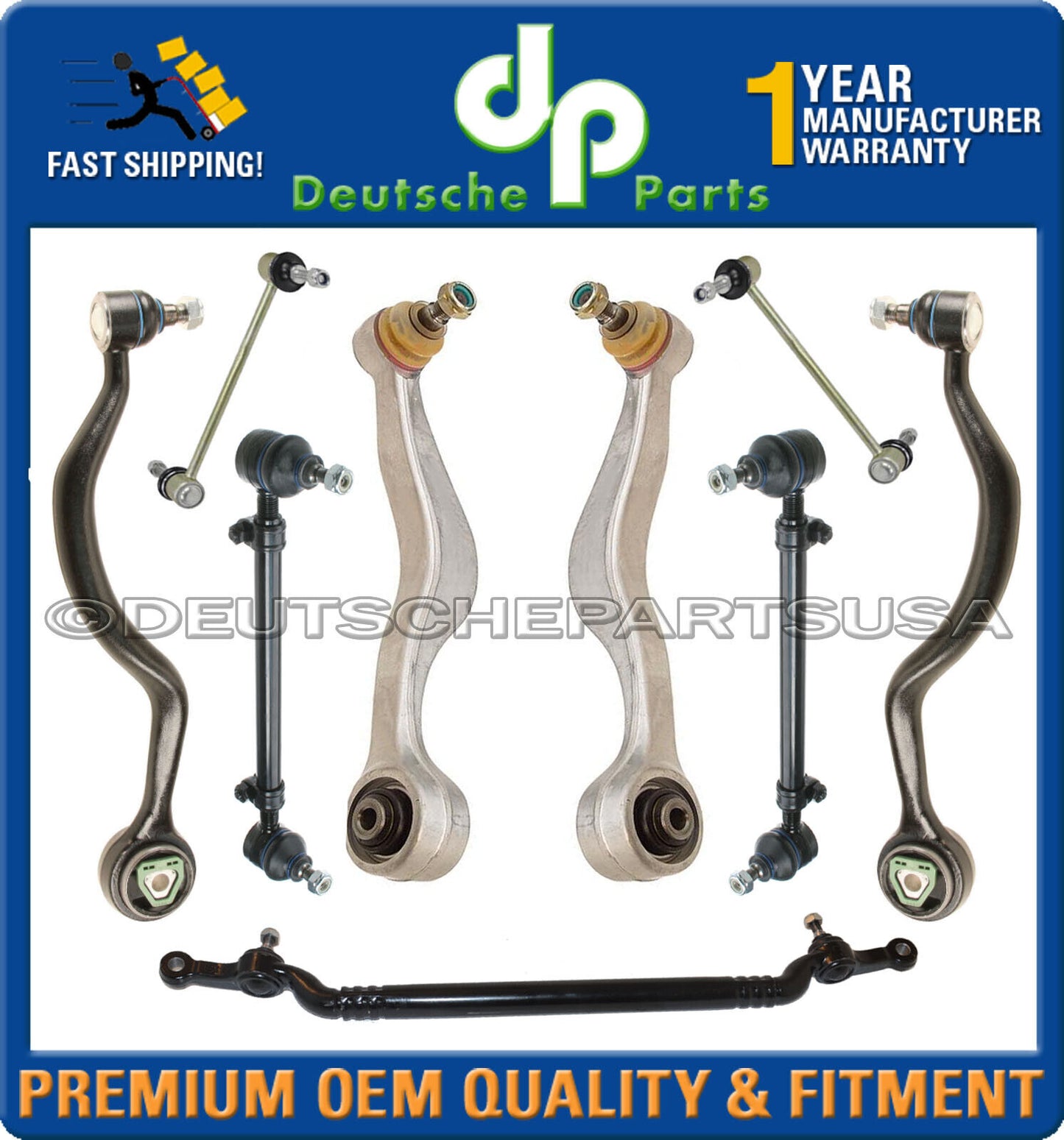 Control Arm Arms Ball Joint Center Drag Link Tie Rod Coupling BMW E31 Suspension