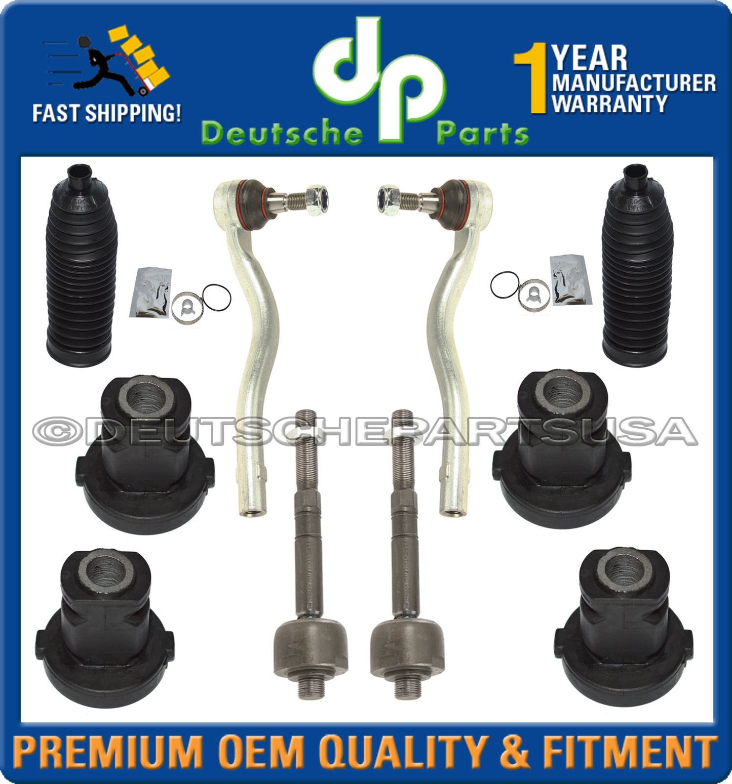 Mercedes W251 CONTROL ARM BALL JOINT STEERING RACK BUSHING SUSPENSION KIT 18 Pc