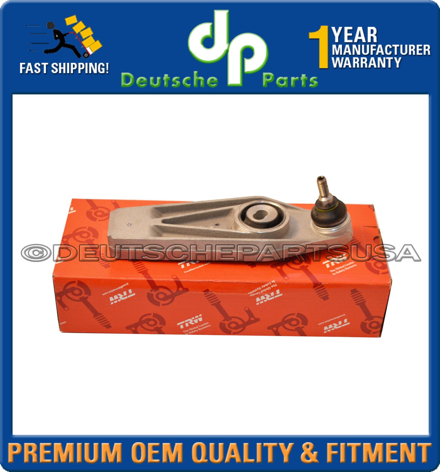 For Porsche 911 Front RH Suspension Control Arm Ball Joint Assembly Mntg Bracket