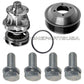 WATER PUMP METAL IMPELLER + GASKET + ALUMINUM PULLEY  for BMW E46 X5 X3 Z3 Set 7