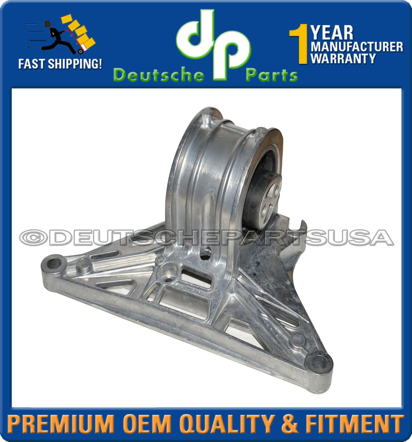 Manual Transmission Center Engine Motor Mount Bracket Porsche 987 Boxster Set 3