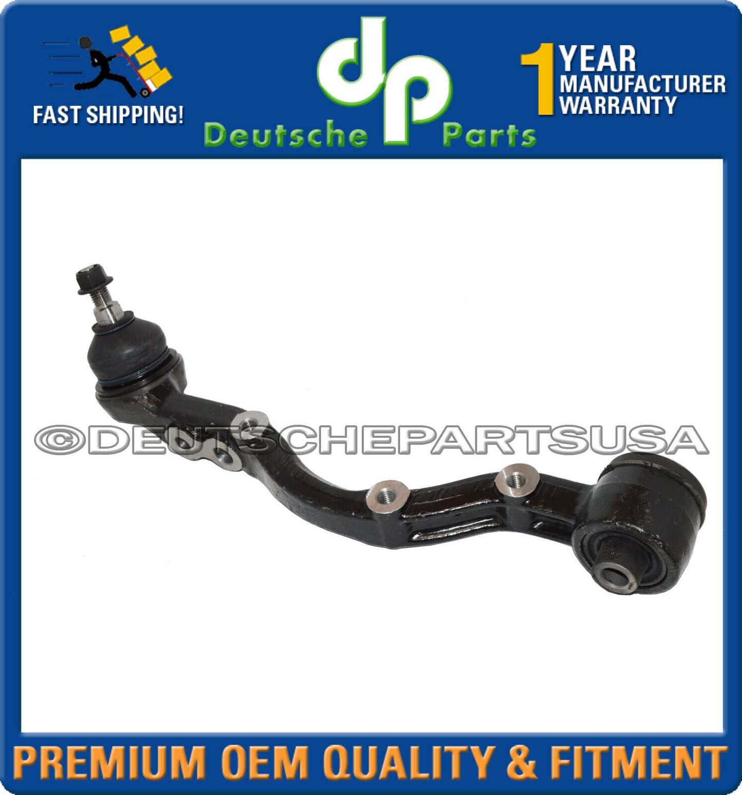 JAGUAR FRONT LOWER RIGHT SUSPENSION CONTROL ARM BALL JOINT XJ8 XJR JLM 21302