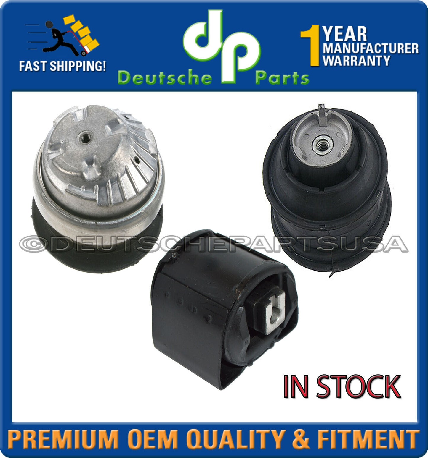 MB W210 E320 4MATIC ENGINE TRANSMISSION MOUNTS 2102401817 2032400517 2102400618