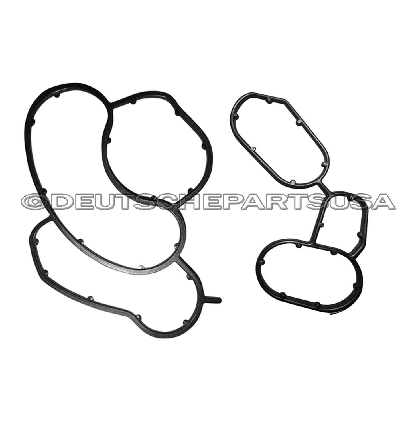 Engine Oil Cooler Filter Housing stand Gasket Seal 11427508970 + 11427508971 BMW