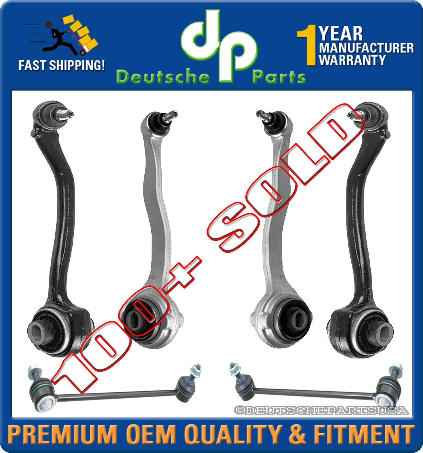 Mercedes W203 C200 CDI Front Control Arms Ball Joints SUSPENSION Kit 02 03 04 05