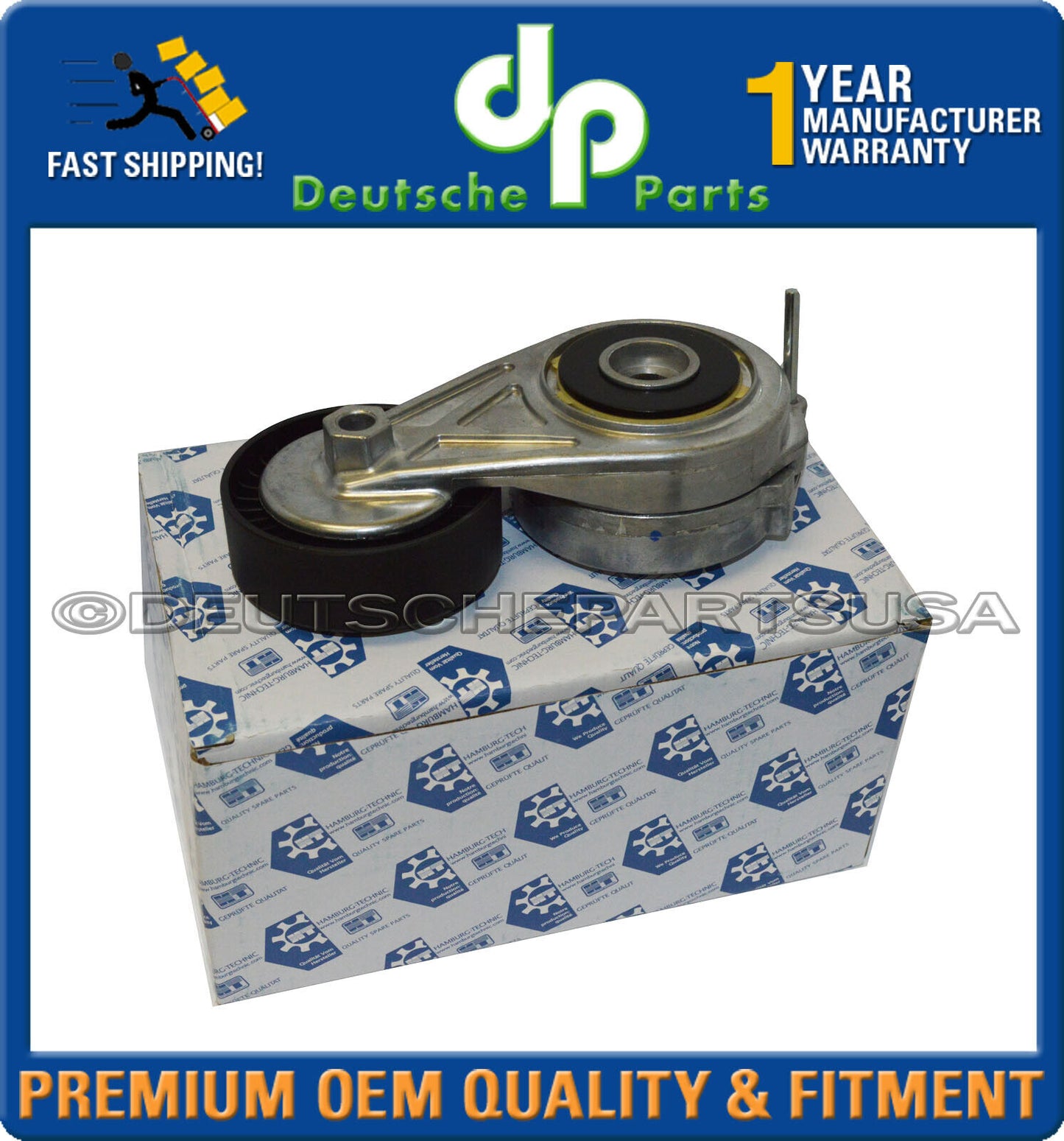 Drive Belt Tensioner + Roller Pulley Assembly fits Audi A4 A5 Q5 06H903133G