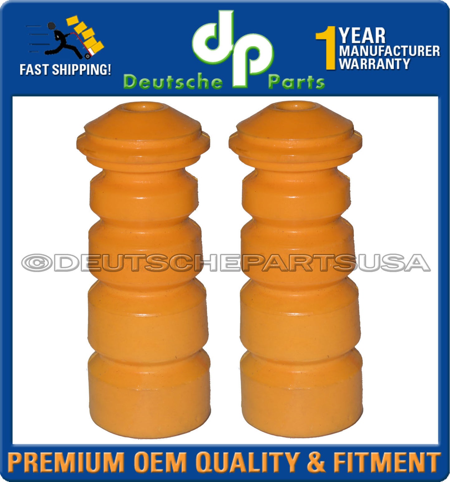 VW Cabrio Corrado Golf Jetta Rear Shock BUMP STOP Bumper 191512131B Set of 2