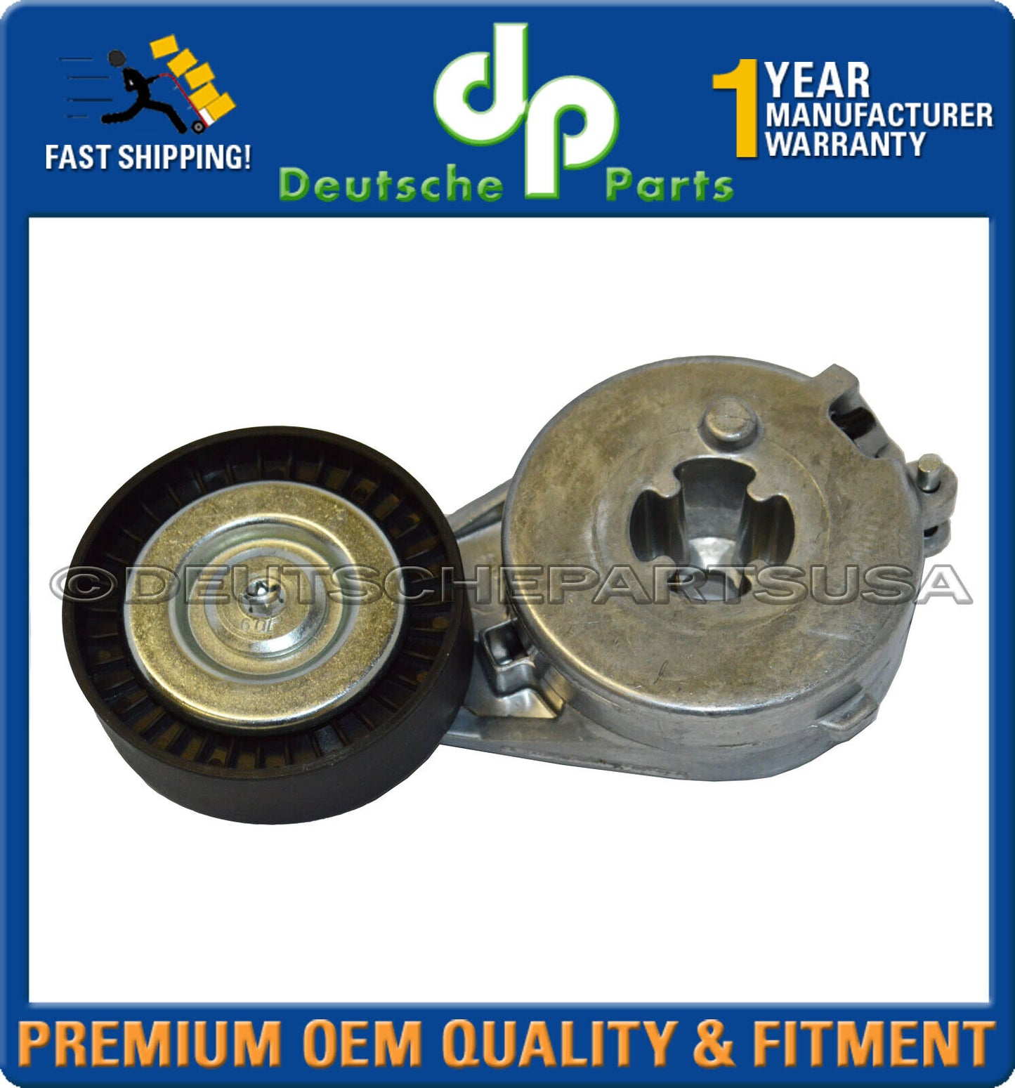 Drive Belt Tensioner + Roller Pulley Assembly fits Audi A4 A5 Q5 06H903133G