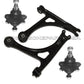 AUDI TT & QUATTRO R32 FRONT CONTROL ARM ARMS ASSEMBLY BALL JOINTS BUSHING SET 4