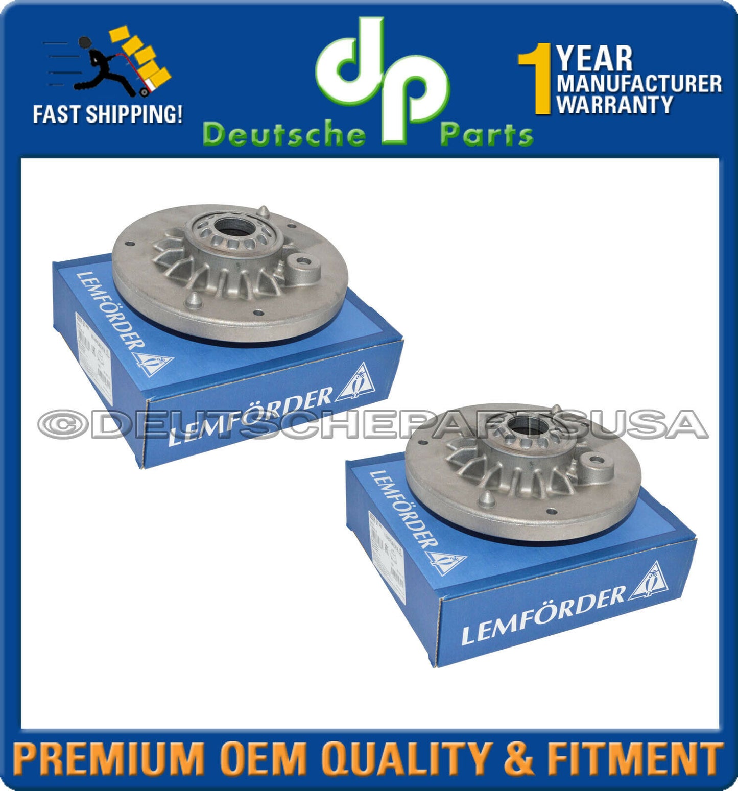 Front Strut Mount for BMW F25 F26 X2 X3 X4 31 30 6 852 158 SET LEMFORDER OEM