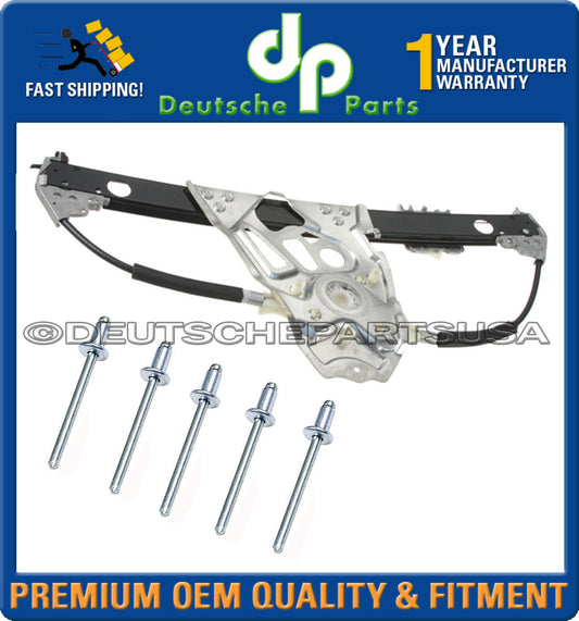 W220 S430 S500 S600 S55 REAR RIGHT WINDOW REGULATOR + 5 PIECE RIVET PIN SET