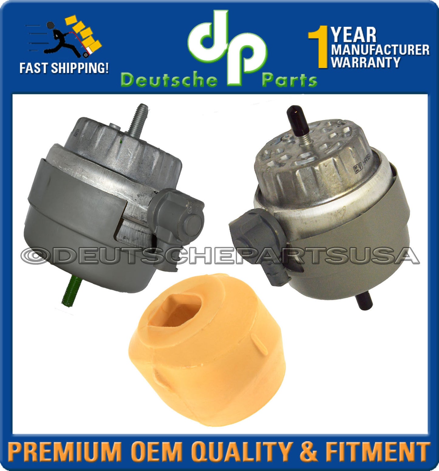 Audi A6 Quattro V6 HYDRAULIC OIL FILLED ENGINE MOUNT MOUNT STOP BUFFER Set 4
