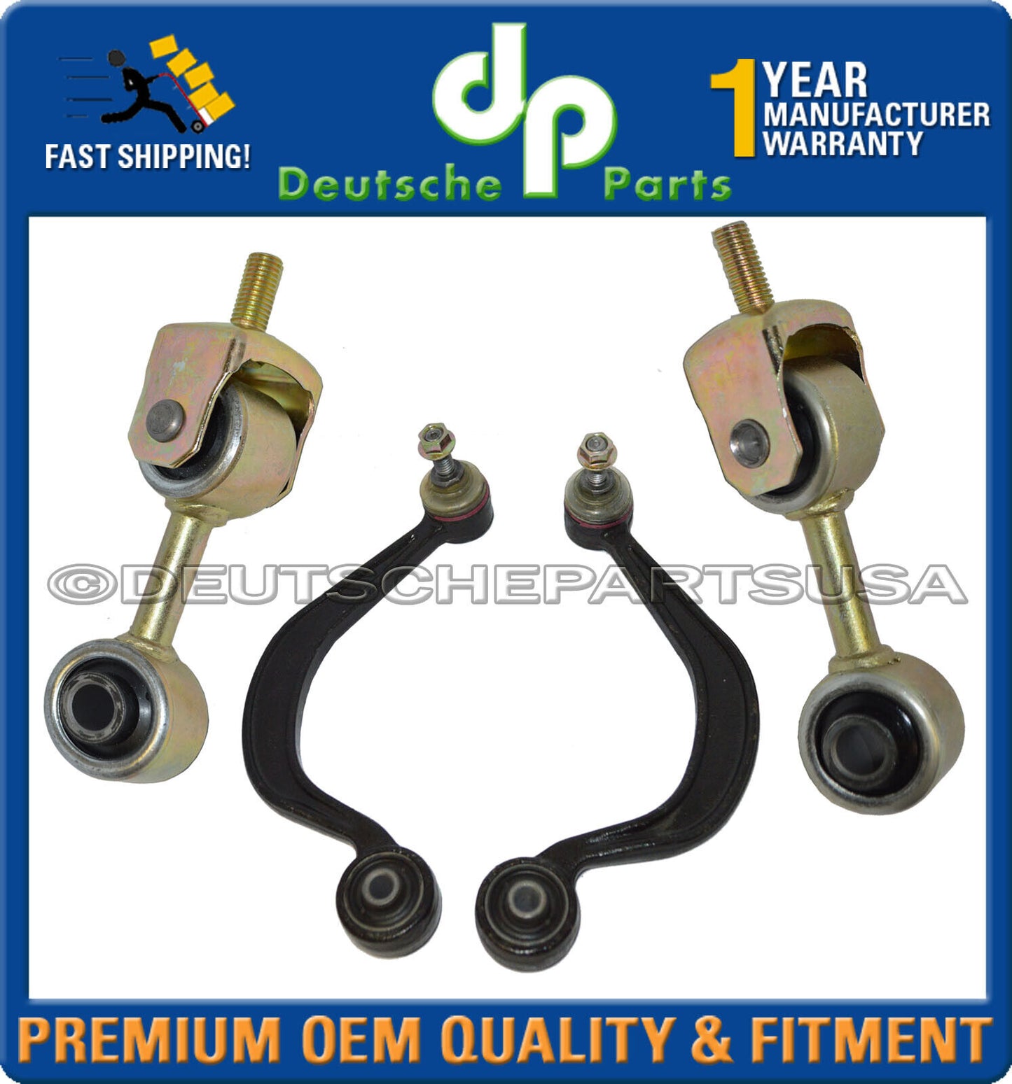 Porsche 911 964 FRONT REAR CONTROL ARM BALL JOINTS SWAY BAR LINKS L + R Set of 6